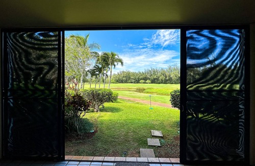 Kahuku Condo | Cozy Turtle Bay Creek View Condo with Pool & Oceanfront Access