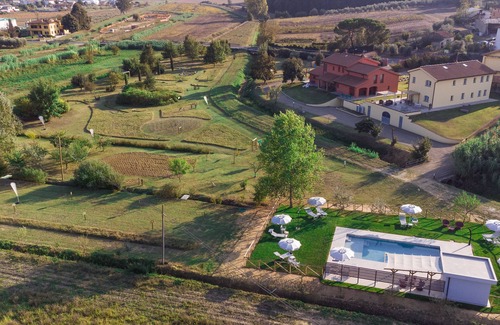 Larciano Apartment | Garden-View Retreat at Tuscan Enchantment with Pool & Spa