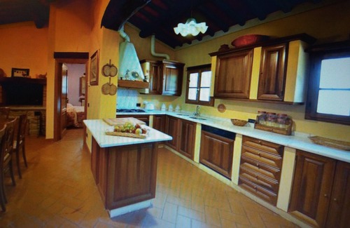 Moncioni Villa | Charming Tuscan Farmhouse with Pool near Chianti