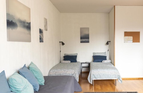 Turku Apartment | Convenient Tuure’s Studio Steps from Art Museum & More