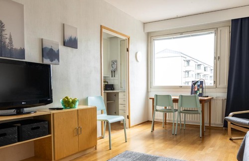 Turku Apartment | Convenient Tuure’s Studio Steps from Art Museum & More