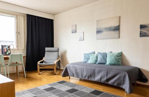 Turku Apartment | Convenient Tuure’s Studio Steps from Art Museum & More