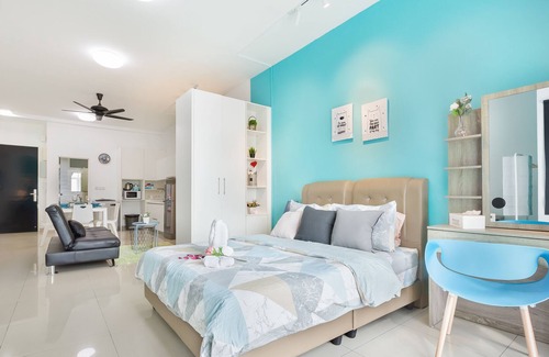 Taman Abad Apartment | Twin Galaxy Studio Suite @ Johor Bahru 5minToCIQ/KSL/CitySq/KTMTrain
