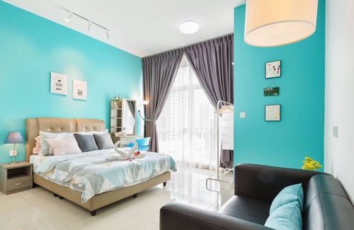 Taman Abad Apartment | Twin Galaxy Studio Suite @ Johor Bahru 5minToCIQ/KSL/CitySq/KTMTrain