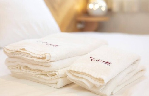 Tobe-cho Hotel | Relaxing Twin Western-Style Room with Color Bath Hot Spring