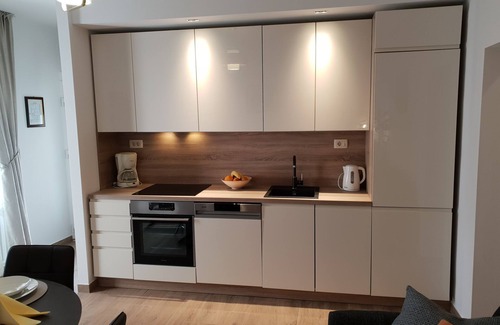 Rogoznica Apartment | Indulge in a Two-Bedroom Apartment with Sea View