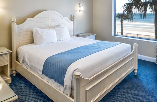 Bostroms Resort | Ocean View Two Bedroom Condo with Pool at Ormond Beach