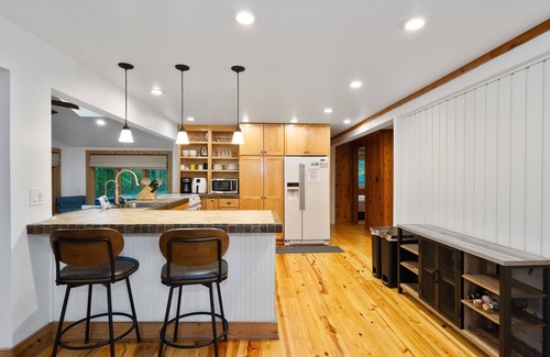 Three Oaks House | Two Oaks Cabin - Enjoy the private pool and close proximity to all of the area