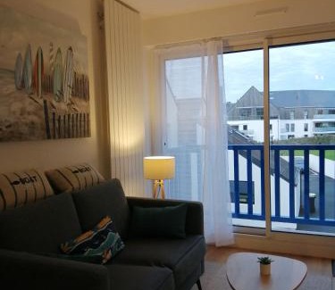 La Trinite-sur-Mer Apartment | Cozy Appartement T1 bis: Steps from Port & Beach