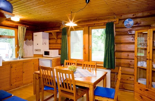 Hechthausen Apartment | Oceanfront Pet-Friendly Blockhaus at Ferienpark Geesthof