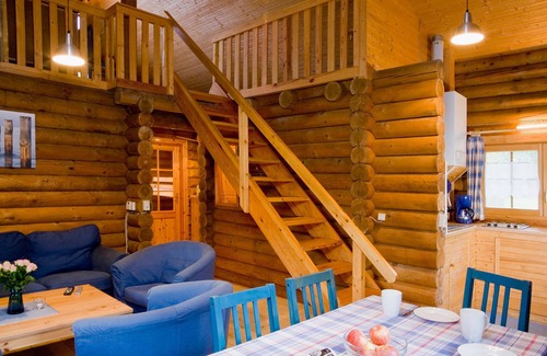 Hechthausen Apartment | Inviting Type E7 Log Cabin at Ferienpark Geesthof