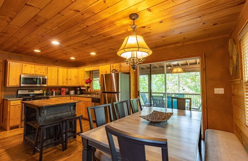 Martin Cabin | Ultimate Lakefront Cabin with Dock, Theater & Game Room