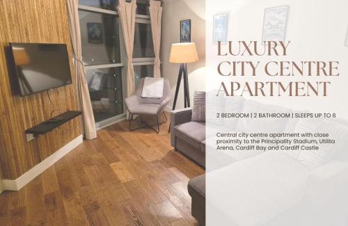 Cardiff City Centre Apartment | Elegant City Centre 2-Bed Apartment with Free Parking