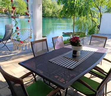Bihac Villa | Elegant Una Luxury Home with Private Beach & Pool Access