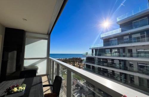 Cabanes Apartment | Oceanfront Escape at Una Mirada al Alba with Pool Access