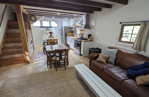 Historic Montford Cottage | Charming Carriage House Near Downtown with Breakfast Included
