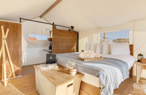 Moab Cabin | Experience Nature at Under Canvas Moab - Family-Friendly Stay