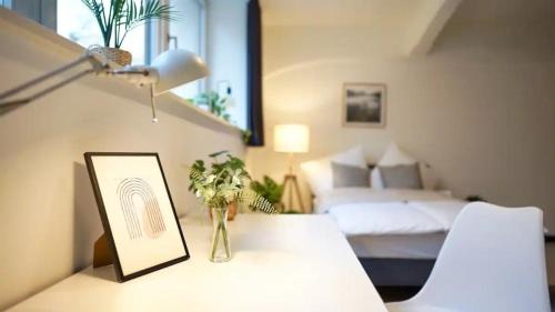 Zentrum-Suedost Apartment | Family-Friendly Stay at Uniklinik Zentral Küche Fitnessraum