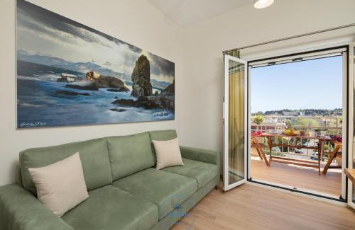 Corfu Town Apartment | Unmatched Stays at UniQApt Garitsa Woods with Ocean Views