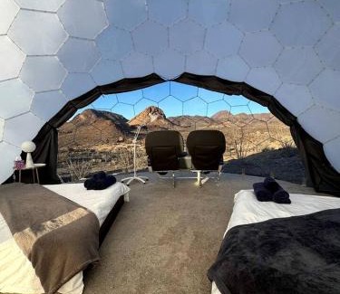 Terlingua Other | Unique and Pet Friendly Glamping Dome with Views of Big Bend National Park, Perfect for a Texas Glamping Getaway