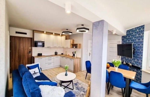 Darlowko Apartment | Charming Apartment with Balcony and Ocean View in Darłówko