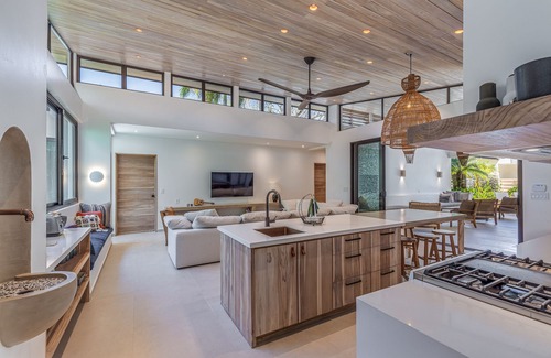 Playa Guiones Villa | Exceptional Beachfront Retreat with Private Pool & Path