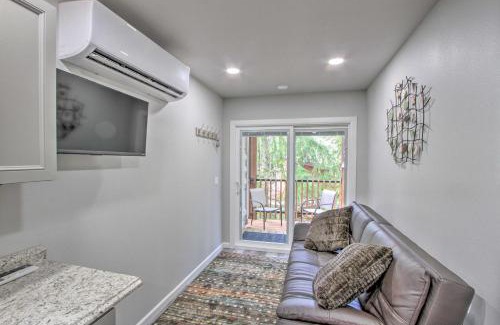 Pierce County Apartment | Unique Container Studio with Deck, Fire Pit & 10/10 Rating!