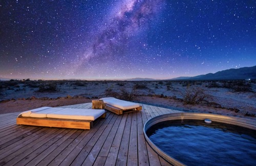 Wonder Valley Cabin | Quaint Retreat with Pool & Hot Tub Near Joshua Tree Park