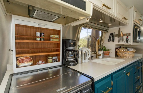 Granbury House | Idyllic Farm Stay in Airstream with Ocean Views and Pool