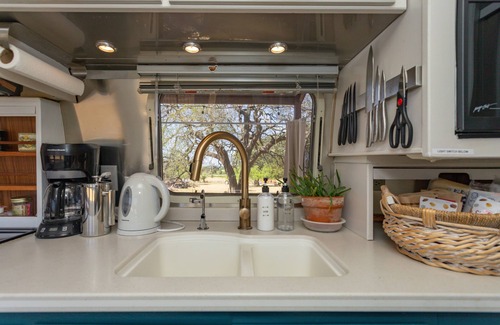 Granbury House | Idyllic Farm Stay in Airstream with Ocean Views and Pool