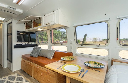 Granbury House | Idyllic Farm Stay in Airstream with Ocean Views and Pool
