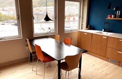 Bergen City Centre Condo | Unique gem overlooking the world famous Bryggen