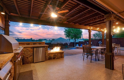 Lewisville House | Experience Fun at DFW: Unique Pool, Spa & Game Room