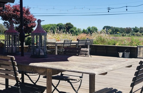 Larkspur House | Inviting Home with Kitchen on Tidal Creek and Marsh