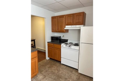 Vandalia Apartment | Inviting Loft in Historic Downtown with Spa and Kitchen