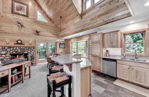 Long Lake House | Unique Cedar Family Retreat with Private Lake Frontage