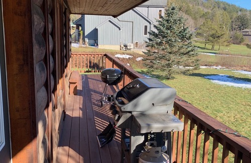 Ellicottville Ski Chalet | Cozy Log Style Ski Chalet - Pet Friendly & Steps to Town
