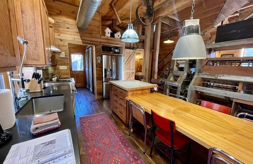 Lansing Cabin | Historic Mill-Creekside: Family-Friendly with Fishing & WiFi