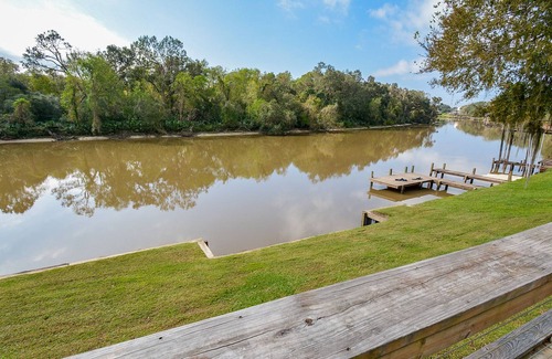 Brazoria House | Unique San Bernard River Escape With Pool