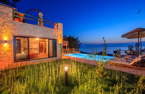 Faralya Villa | Serene Faralya Villa with Stunning Sea Views and Pool