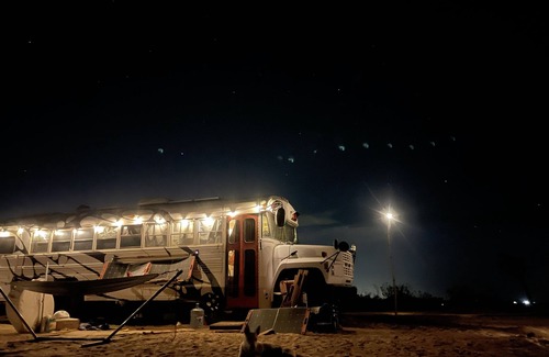 Lancaster House | Artistic Desert Sanctuary: Pet-Friendly Tiny House Escape