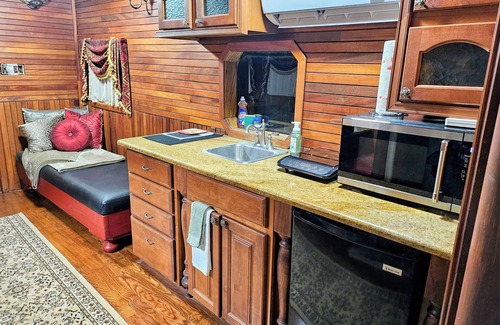 Lexington House | Unique Train Caboose Tiny House & event space. Antique shops & Norman close by