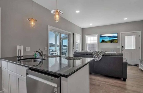 Lime Lake-Machias House | Modern 2BR Lakefront Cottage with Family-Friendly Amenities