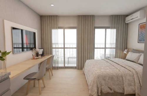 Liberdade Apartment | Modern Studio at Uotel Liberdade with Spa & Breakfast