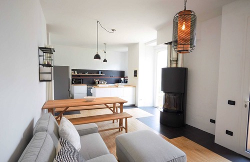 Moltrasio Apartment | Family-Friendly Stay at Up & Up with Kitchen Amenities
