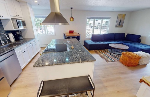 Dillon Condo | Updated End Unit In Town! Walk to Concerts, Marina, Parks, Rec Path