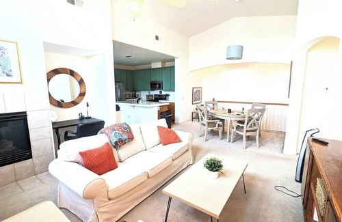 Elk Grove Condo | Updated, furnished 2 bd/2bth condo with attached garage in fabulous Elk Grove!