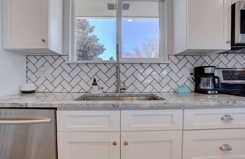 Acres Green House | Modern Home with Game Room & Yard, 20 Min to DT Denver