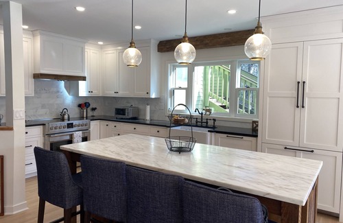 Stratton Mountain House | Elegant Home with Hot Tub, Sauna & Mountain Views