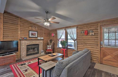 Strawberry House | Family-Friendly Strawberry Cabin with 2 Private Decks